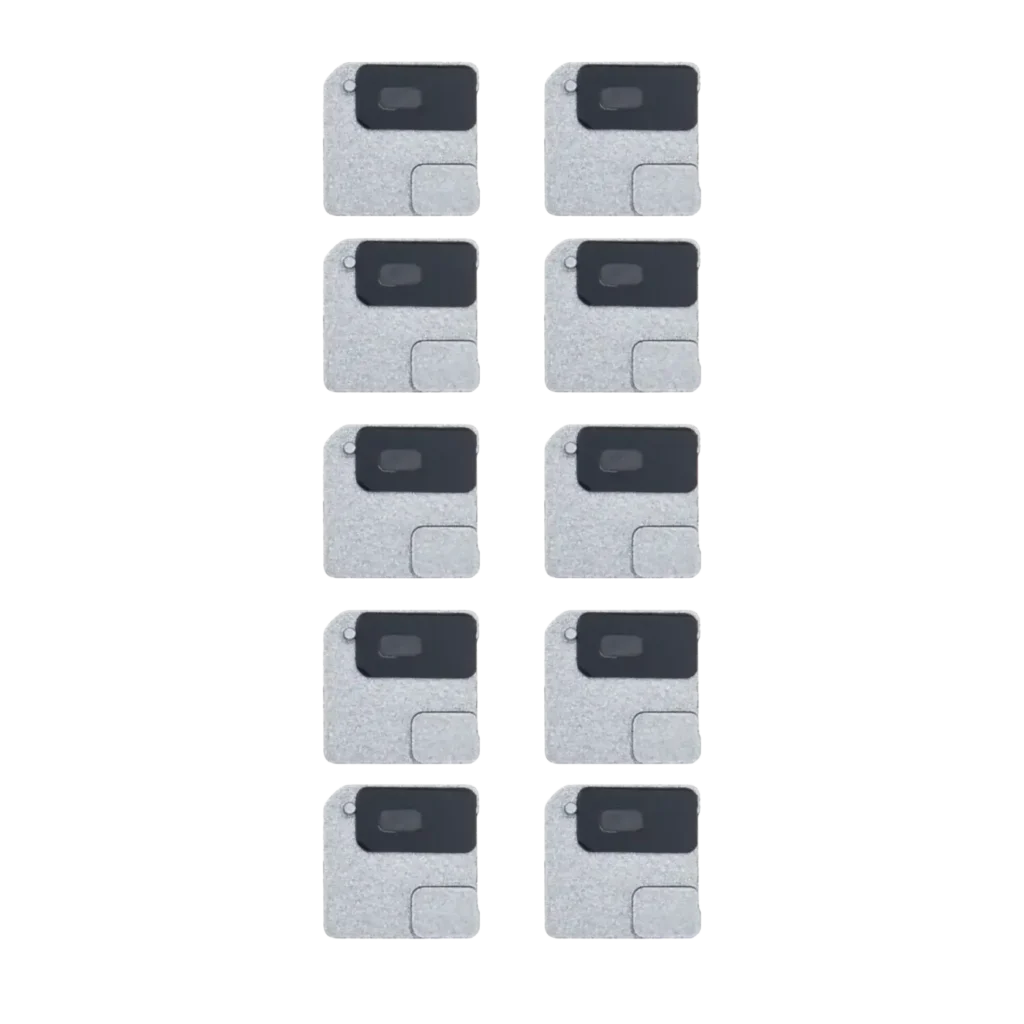 Flash Light / Power Flex Bracket With Microphone Mesh For iPhone 12 Mini (Black) (10 Pack)