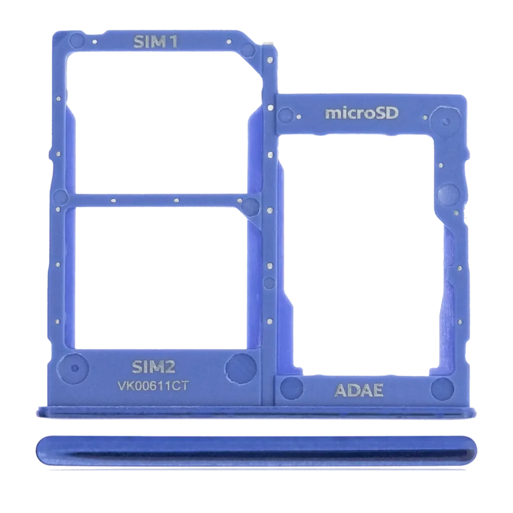 Dual Sim Card Tray For Samsung Galaxy A41 (A415 / 2020) (Prism Crush Blue)