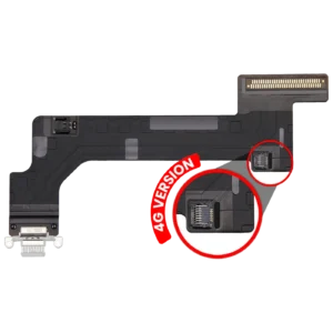 Charging Port Flex Cable For iPad 10 (2022) (Cellular) (Premium) (Silver)