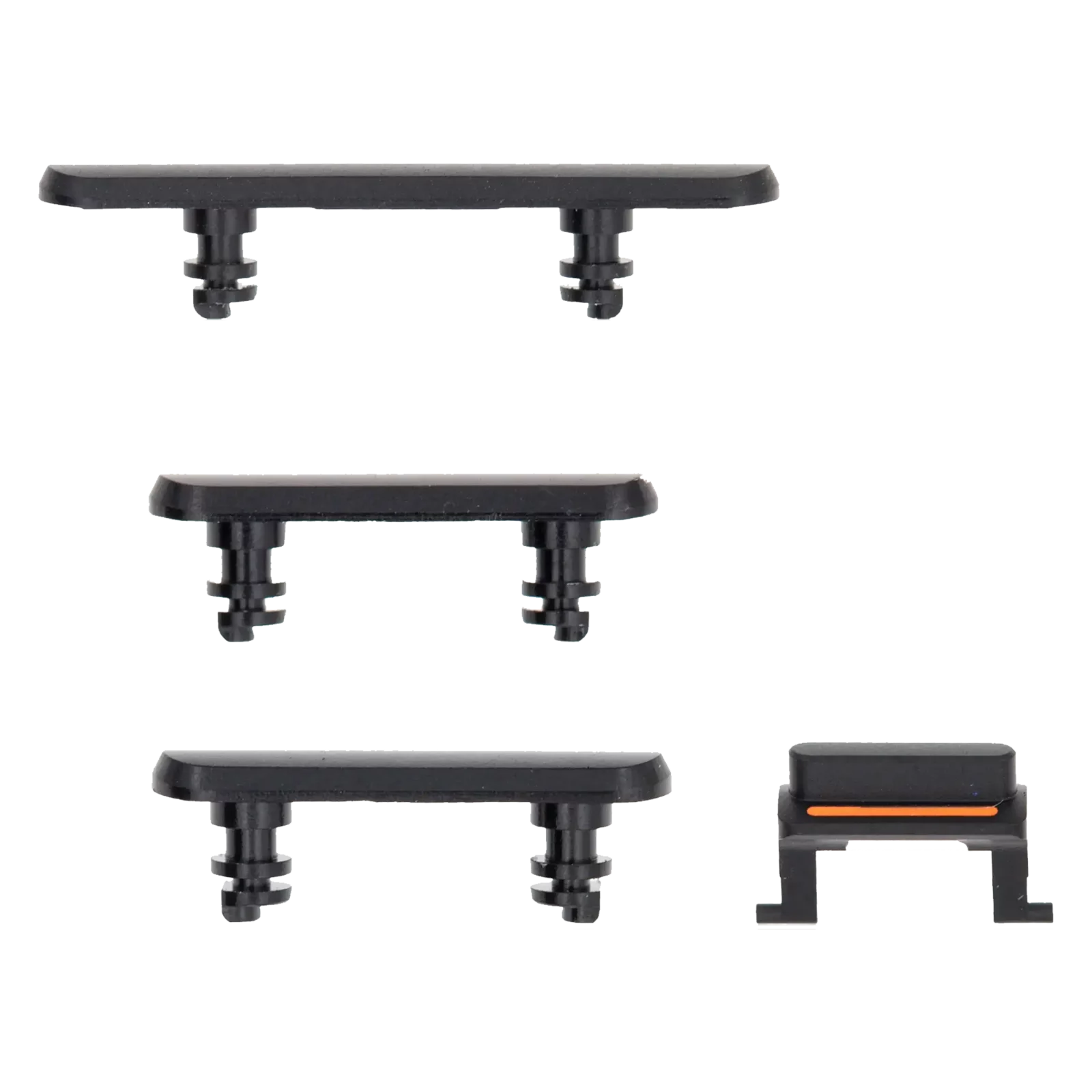 Hard Buttons (Power / Volume / Switch) For iPhone XR (Black)