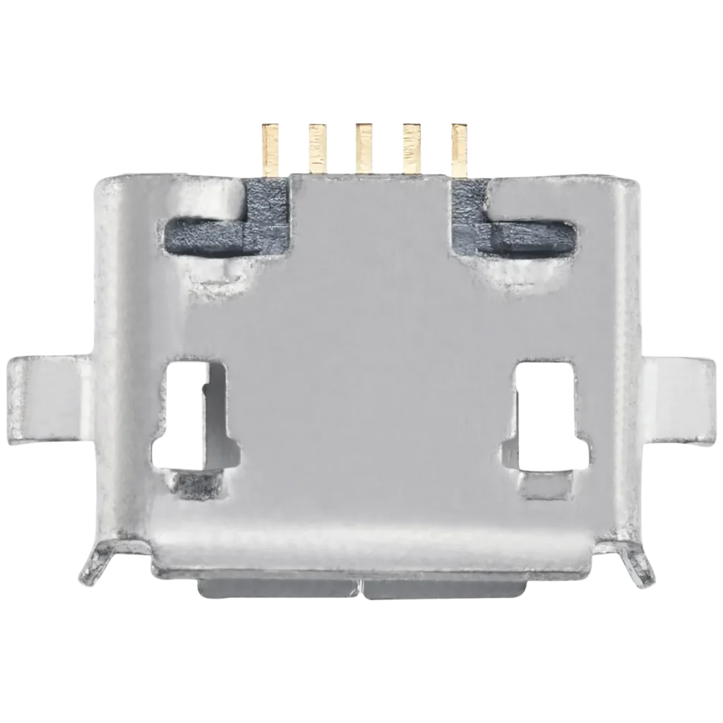 Charging port soldering required - 05 Pin - Micro B - 2 Anchor Points (C016)