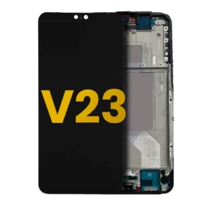 OLED Assembly With Frame For Vivo V23 5G (Refurbished) (Sunshine Gold)