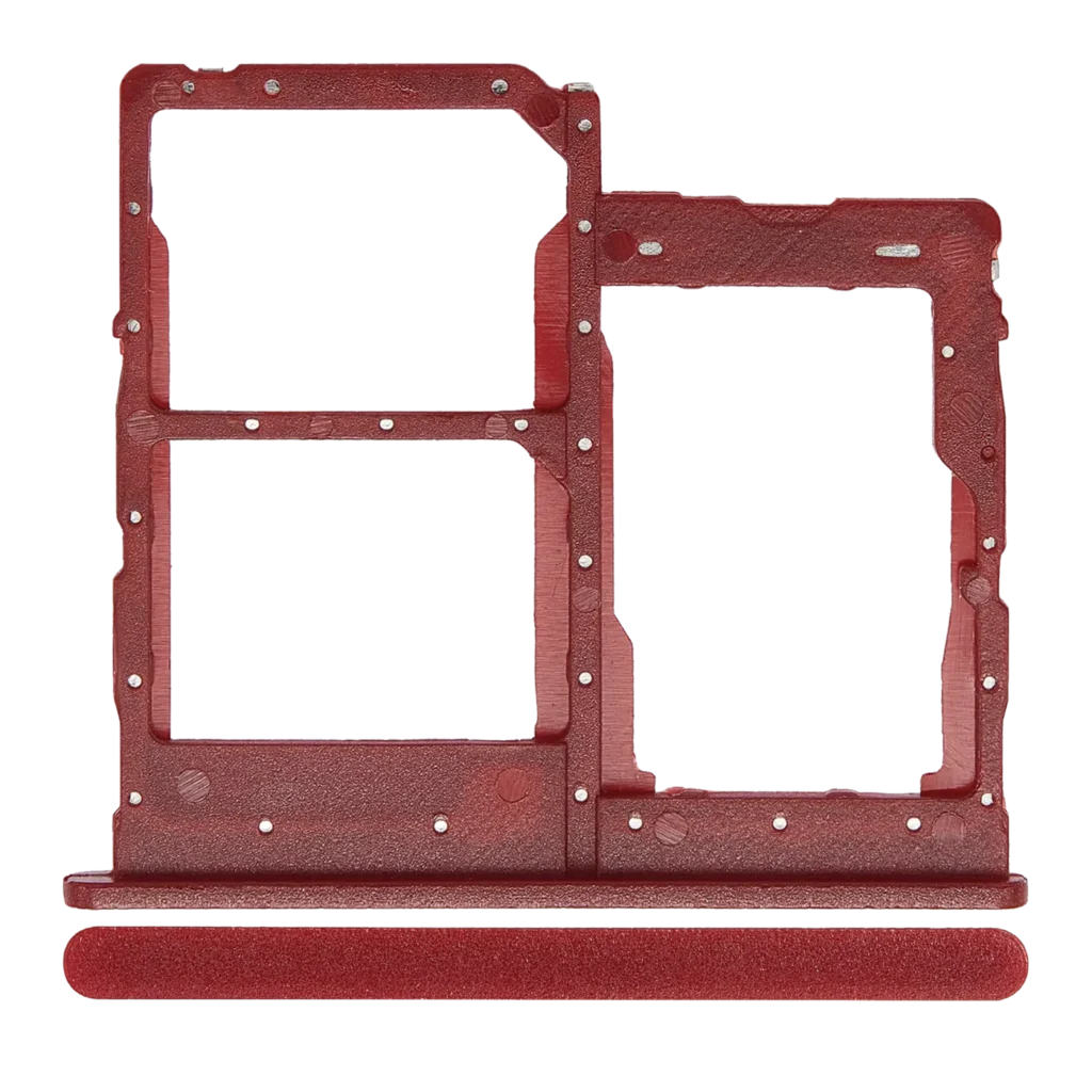 Dual Sim Card Tray For Samsung Galaxy A01 Core (A013 / 2020) (Red)