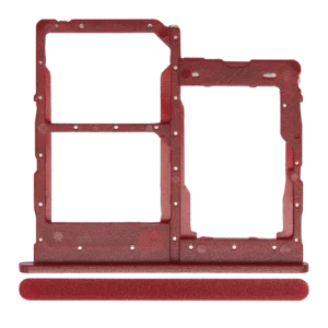 Dual Sim Card Tray For Samsung Galaxy A01 Core (A013 / 2020) (Red)