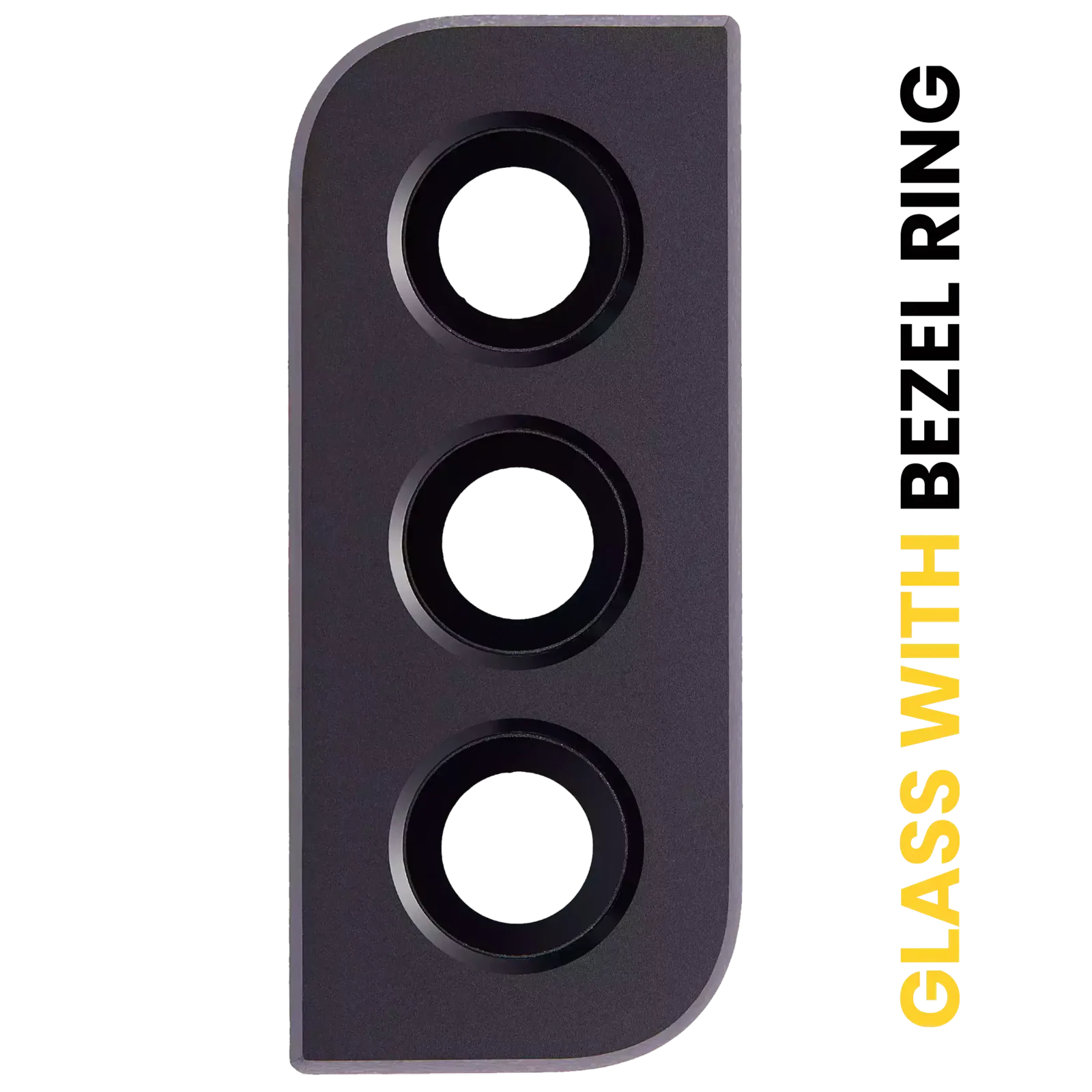 Back Camera Lens With Bezel Ring For Samsung Galaxy S22 / S22 Plus (Phantom Black)
