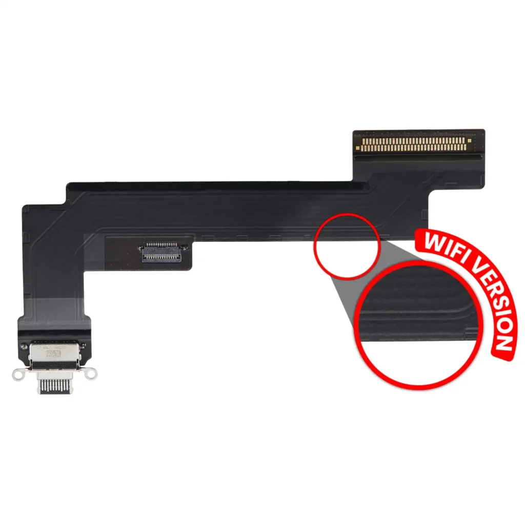Charging Port Flex Cable For iPad Air 5 (WiFi Only) (Premium) (Space Gray)