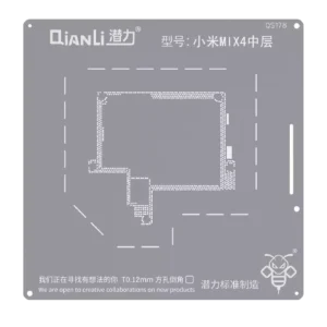 Bumblebee Stencil (QS178) For Xiaomi MIX4 Middle Frame (Qianli)