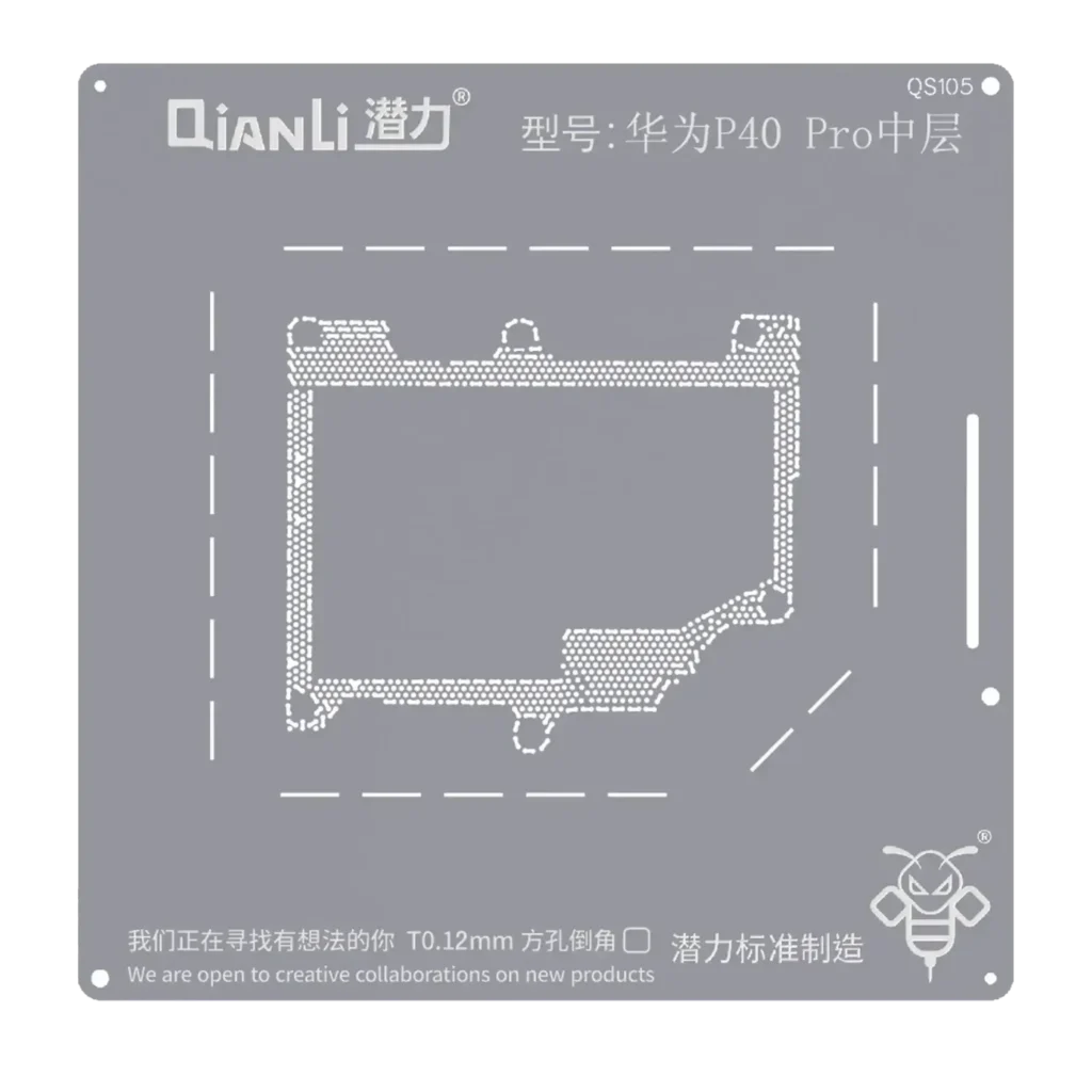 Bumblebee Stencil (QS105) For Huawei P40 Pro Middle Layered (Qianli)