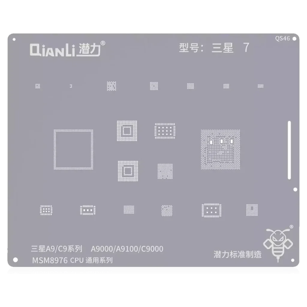 Bumblebee Stencil (QS46) For Samsung A9 (A9000 / A9100 / C9000) (MSM8976) CPU Universal Series (Qianli)