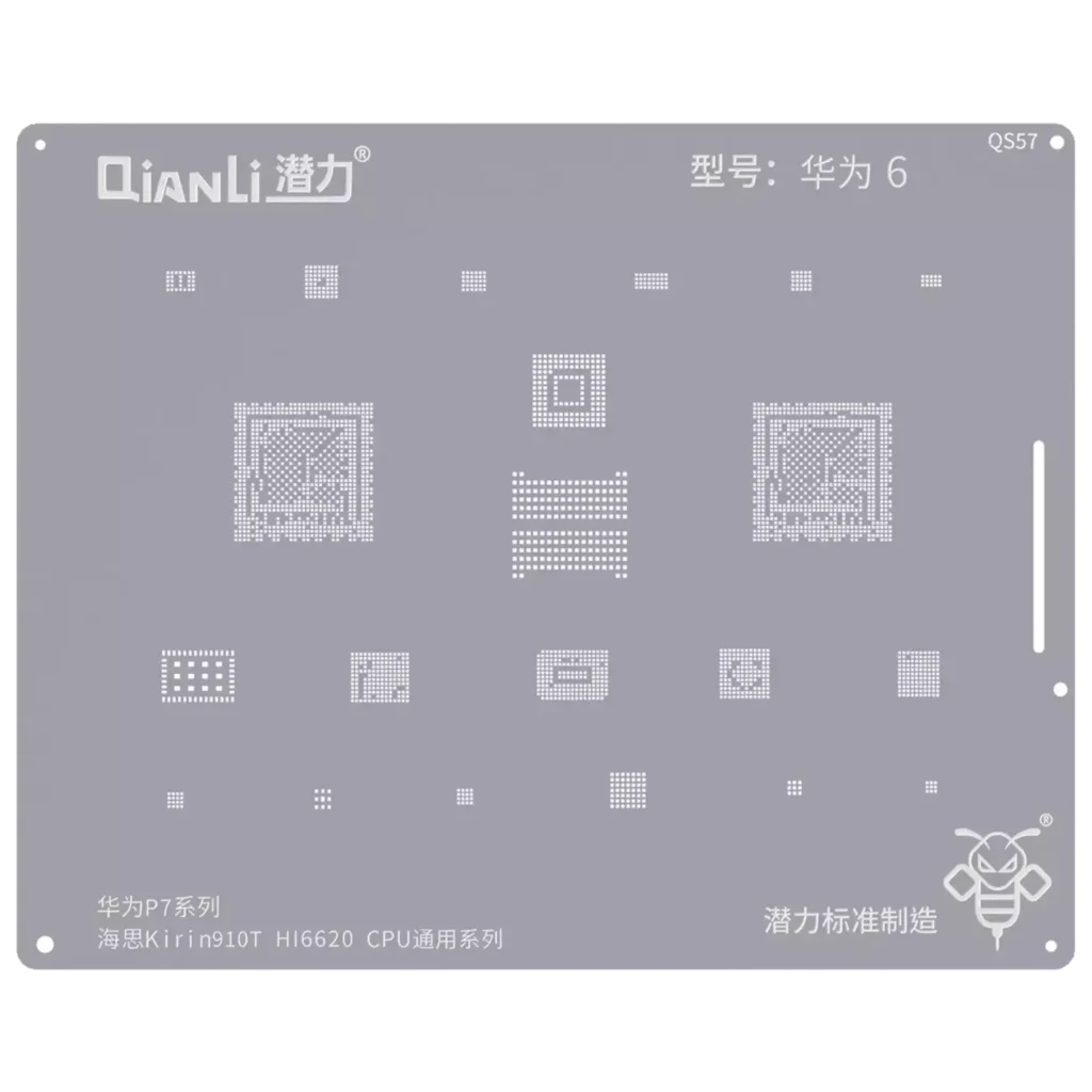 Bumblebee Stencil (QS57) For Huawei P7 Series (Kirin910T) (H16620) CPU Universal Series (Qianli)