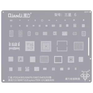 Bumblebee Stencil (QS45) For Samsung J720 / A30 / A8S / M30 (Snapdragon710 / SDM710 / Exynos7904) CPU Universal Series (Qianli)