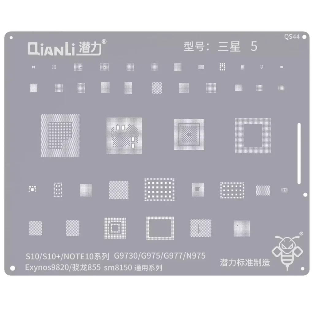 Bumblebee Stencil (QS44) For Samsung Galaxy S10 / S10 Plus / Note 10 (Exynos9820) (Snapdragon855 / SM8150) Universal Series (Qianli)