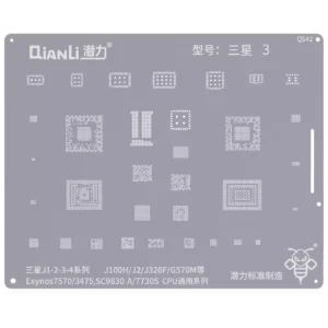 Bumblebee Stencil (QS42) For Samsung Galaxy J1 / J2 / J3 / J4 (Exynos7570 / 3475 / SC9830A / 7730S) CPU Universal Series (Qianli)