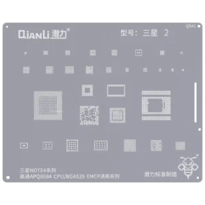 Bumblebee Stencil (QS41) For Samsung Galaxy Note 4 (Qualcomm APQ8084) (CPU / BGA529 / EMCP) Universal Series (Qianli)