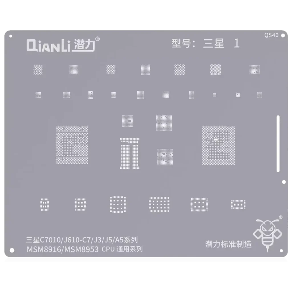 Bumblebee Stencil (QS40) For Samsung Galaxy J3 / J5 / A5 (MSM8916 / MSM8953) CPU Universal Series (Qianli)