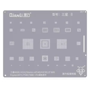 Bumblebee Stencil (QS47) For Samsung A520 / A310 / S5mini / A7 / A5 / A3 / S5 / J7 (Exynos 3471 / 7580 / 7880) CPU Universal Series (Qianli)