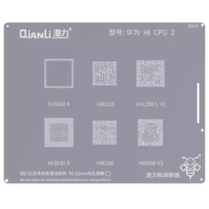 Bumblebee Stencil (QS20) Huawei HI CPU2 (Qianli) HI3630A / HI3630B / H16220 / H16280 / H16290 / L.V1 / HI9500V1