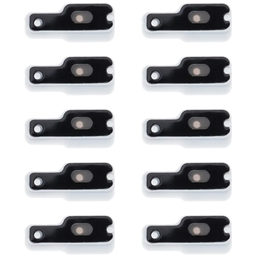 Flash Light / Power Flex Bracket With Microphone Mesh For iPhone 12 Pro Max (10 Pack)
