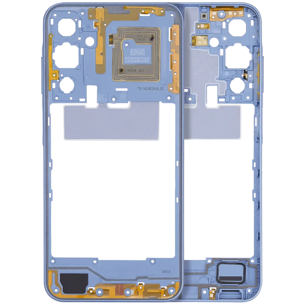 Mid-Frame Housing For Samsung Galaxy A25 5G (A256 / 2023) (Optimistic Blue)