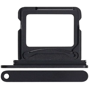 Dual Sim Card Tray Compatible For iPhone 17 (Black)