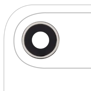 Back Camera Lens With Bracket & Bezel For iphone Air (Premium) (Light Gold)