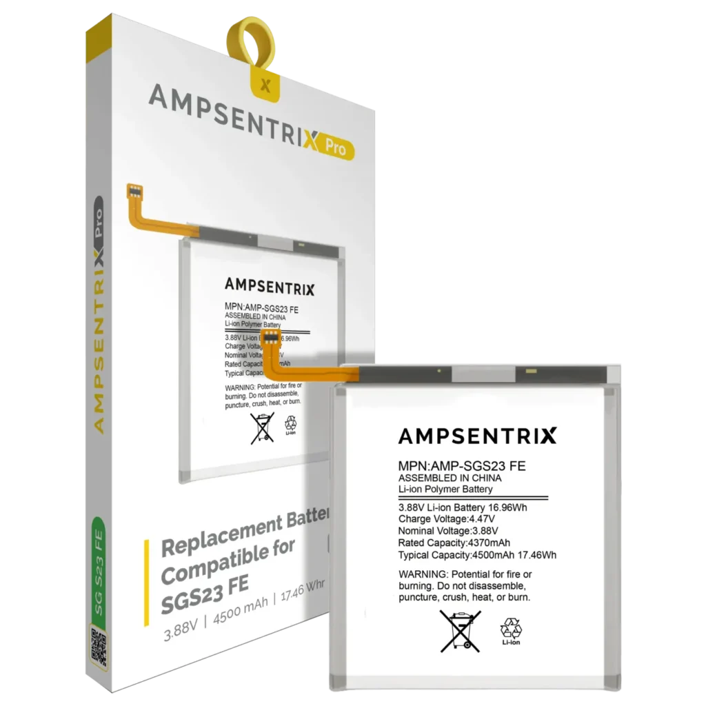 Replacement Battery For Samsung Galaxy S23 FE (AmpSentrix Pro)