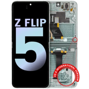 Inner OLED Assembly With Frame For Samsung Galaxy Z Flip 5 5G (US & International) (Service Pack) (Mint)