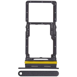 Dual Sim Card Tray For Samsung Galaxy A17 4G (A175 / 2025) (Premium) (Black)