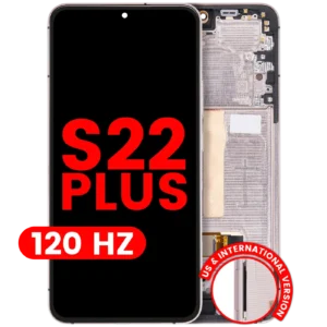 OLED Assembly With Frame For Samsung Galaxy S22 Plus 5G (US & International Version) (Aftermarket Plus) (120Hz) (Pink Gold / Violet)