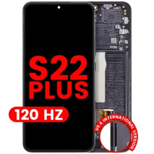 OLED Assembly With Frame For Samsung Galaxy S22 Plus 5G (US & International Version) (Aftermarket Plus) (120Hz) (Phantom Black)