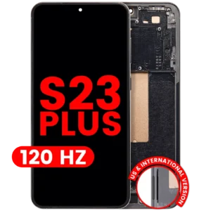 OLED Assembly With Frame For Samsung Galaxy S23 Plus (US & International) (Aftermarket Plus) (120Hz) (Green)