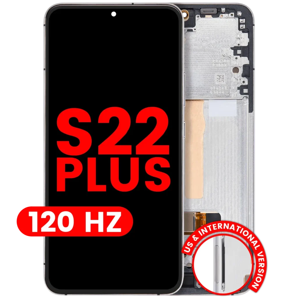 OLED Assembly With Frame For Samsung Galaxy S22 Plus 5G (US & International Version) (Aftermarket Plus) (120Hz) (White)