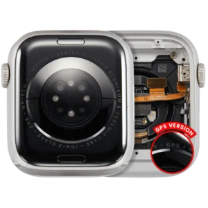 Housing Assembly Compatible For Watch Series 8 (45MM) (Used OEM Pull: Grade A) (GPS Version) (Aluminum / Silver)