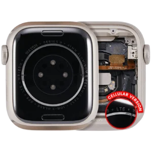 Housing Assembly Compatible For Watch Series 9 (41MM) (Used OEM Pull: Grade A) (Cellular Version) (Aluminum / Starlight)