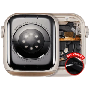 Housing Assembly Compatible For Watch Series 9 (41MM) (Used OEM Pull: Grade A) (GPS Version) (Aluminum / Starlight)