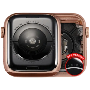 Housing Assembly Compatible For Watch Series 5 (44MM) (Used OEM Pull: Grade A) (GPS Version) (Aluminum / Gold)