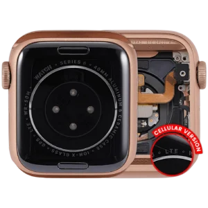 Housing Assembly Compatible For Watch Series 6 (40MM) (Used OEM Pull: Grade A) (Cellular Version) (Aluminum / Rose Gold)