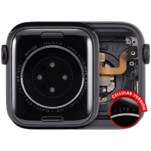 Housing Assembly Compatible For Watch Series 6 (40MM) (Used OEM Pull: Grade A) (Cellular Version) (Aluminum / Space Black)