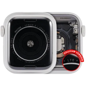Housing Assembly Compatible For Watch Series 5 (40MM) (Used OEM Pull: Grade A) (Cellular Version) (Ceramic / White)