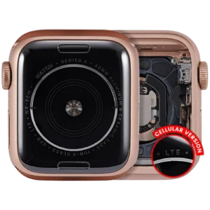 Housing Assembly Compatible For Watch Series 4 (40MM) (Used OEM Pull: Grade A) (Cellular Version) (Aluminum / Gold)