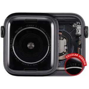Housing Assembly Compatible For Watch Series 4 (40MM) (Used OEM Pull: Grade A) (Cellular Version) (Aluminum / Space Black)
