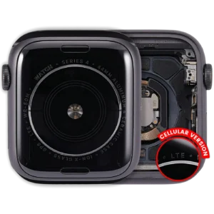 Housing Assembly Compatible For Watch Series 4 (44MM) (Used OEM Pull: Grade A) (Cellular Version) (Aluminum / Space Black)