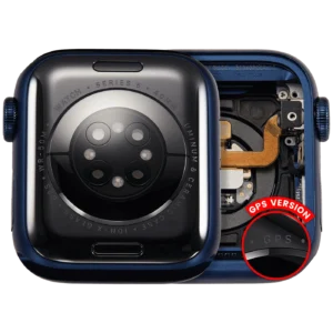 Housing Assembly Compatible For Watch Series 6 (40MM) (Used OEM Pull: Grade A) (GPS Version) (Aluminum / Blue)
