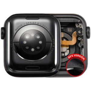 Housing Assembly Compatible For Watch Series 6 (40MM) (Used OEM Pull: Grade A) (GPS Version) (Aluminum / Space Black)
