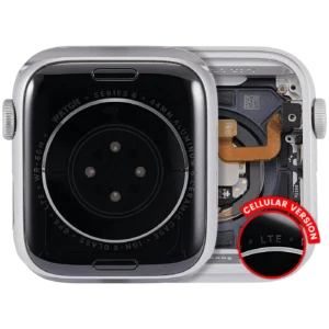 Housing Assembly Compatible For Watch Series 6 (44MM) (Used OEM Pull: Grade A) (Cellular Version) (Aluminum / Silver)