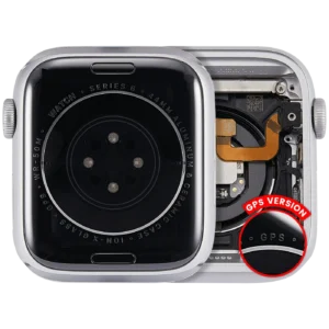 Housing Assembly Compatible For Watch Series 6 (44MM) (Used OEM Pull: Grade A) (GPS Version) (Aluminum / Silver)