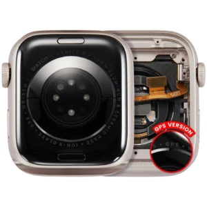 Housing Assembly Compatible For Watch Series 9 (45MM) (Used OEM Pull: Grade A) (GPS Version) (Aluminum / Starlight)