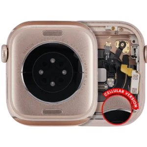 Housing Assembly Compatible For Watch Series 10 (42MM) (Used OEM Pull: Grade A) (Cellular Version) (Aluminum / Rose Gold)