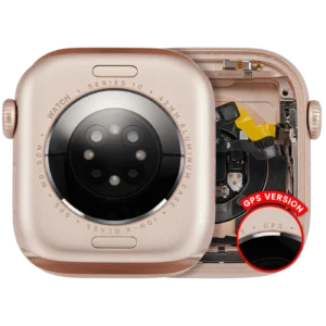 Housing Assembly Compatible For Watch Series 10 (42MM) (Used OEM Pull: Grade A) (GPS Version) (Aluminum / Rose Gold)