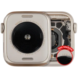 Housing Assembly Compatible For Watch Series SE 2nd (40MM) (Used OEM Pull: Grade A) (GPS Version) (Aluminum / Starlight)